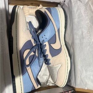 Nike Dunk Light Blue and Orange